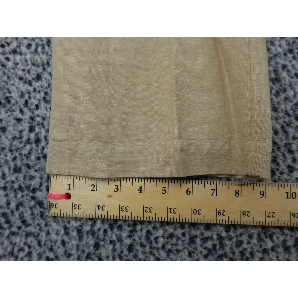 Banana Republic Pants Mens 36x32 Tan Relaxed Fit Linen Cotton Chino